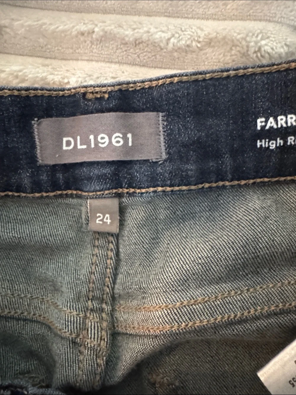 DL1961 Men's Straight Dark Indigo Denim Jeans